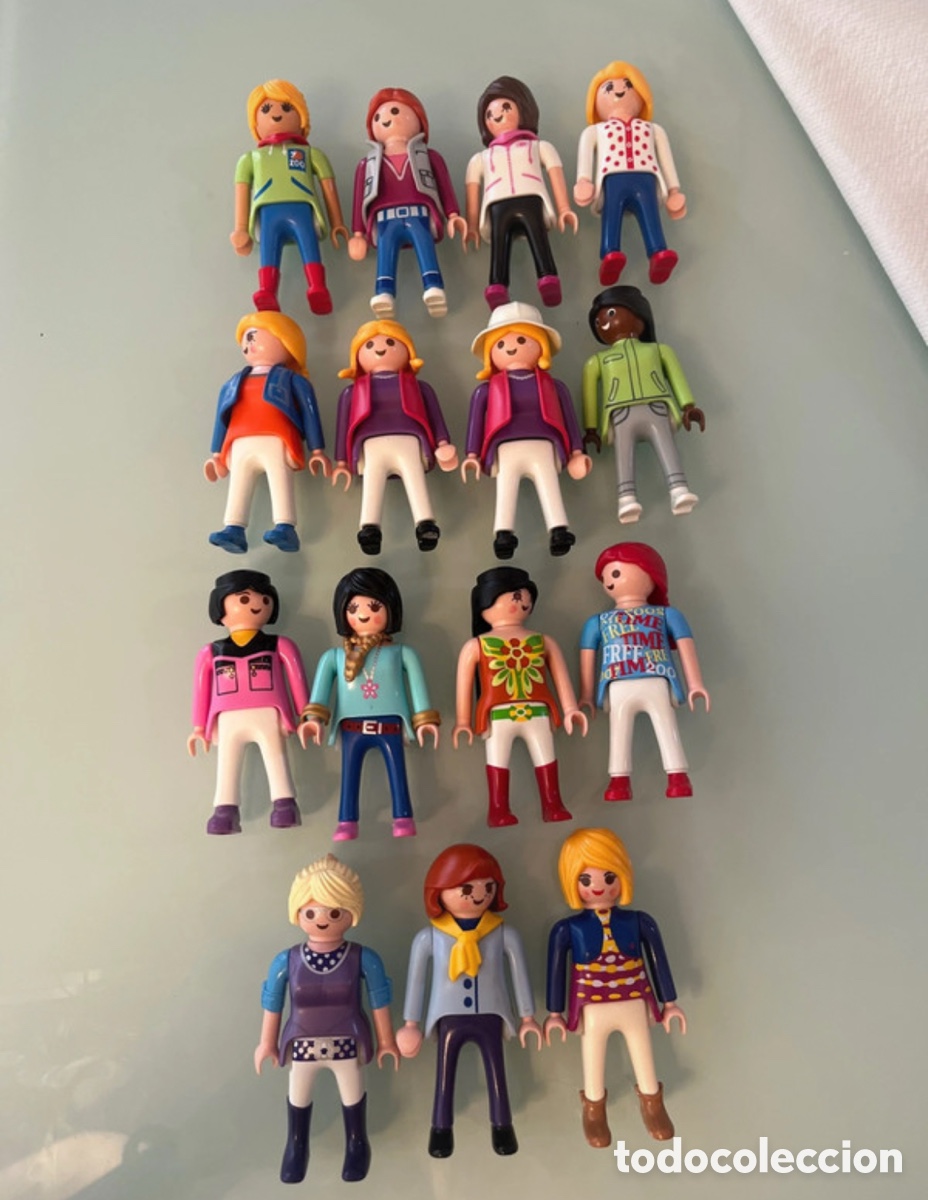Playmobil: Playmobil lote 15 mujeres
