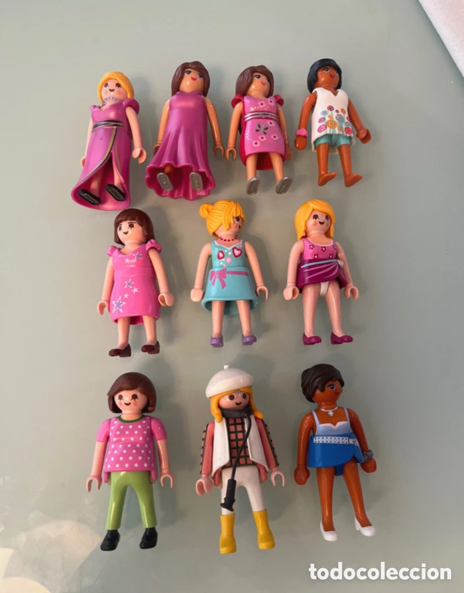 Playmobil: Playmobil 10 mujeres con vestido/falda