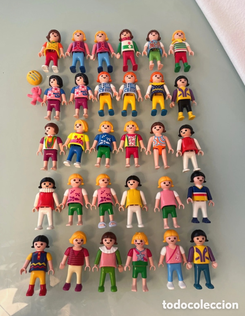 Playmobil: Playmobil lote 30 ni&ntilde;as