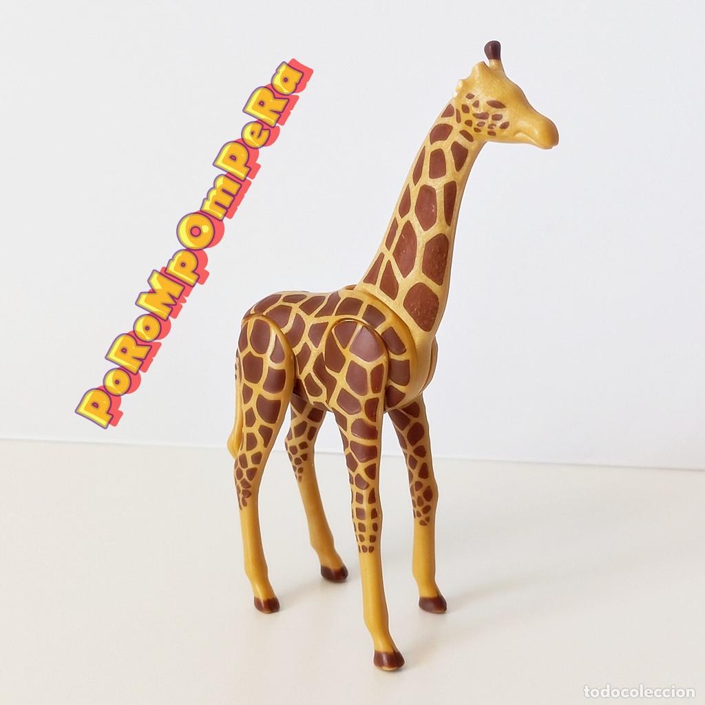Playmobil: PLAYMOBIL JIRAFA ADULTA ANIMAL SALVAJE SELVA ZOO PARQUE ZOOL&Oacute;GICO JUNGLA