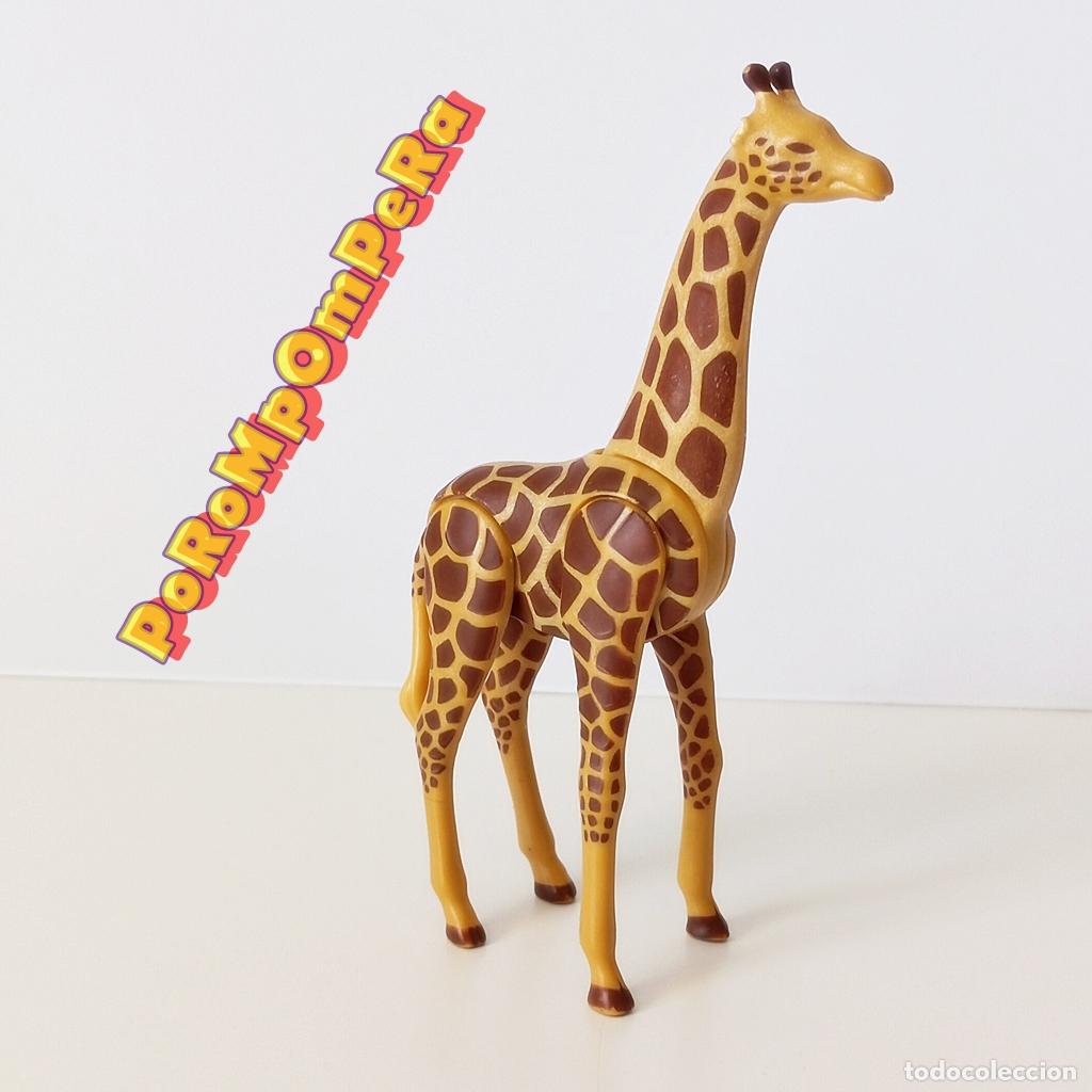 Playmobil: PLAYMOBIL JIRAFA ADULTA ANIMAL SALVAJE SELVA ZOO PARQUE ZOOL&Oacute;GICO JUNGLA