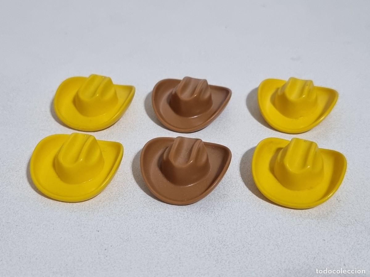 Playmobil: Playmobil Lote 6x Sombrero Gorro Oeste Western Vaquero Cuatrero Granjero