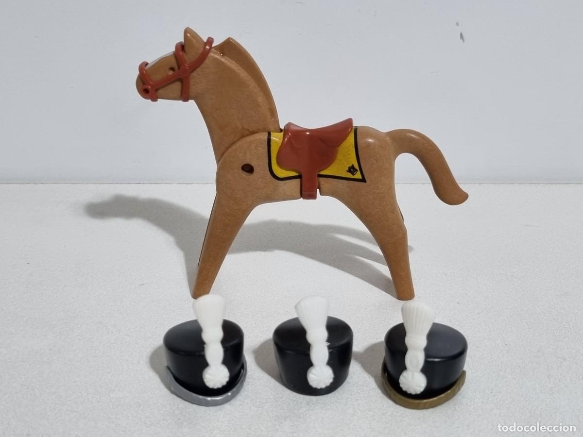 Playmobil: Playmobil 5580 Lote Sombrero Gorro Caballo Husar Victoriano Jinete Guardia