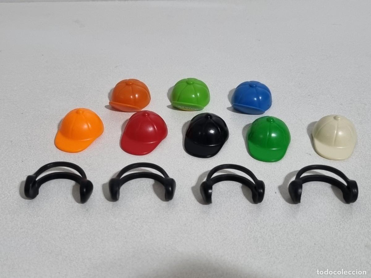 Playmobil: Playmobil Lote Sombrero Gorro Auriculares Cascos Gorra Auricular Mecanico