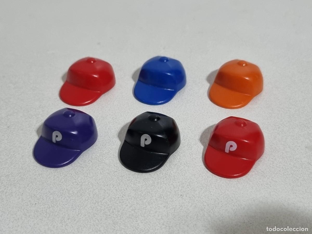 Playmobil: Playmobil 6x Lote Sombrero Gorro Visera Gorras Colores Mecanico Profesor