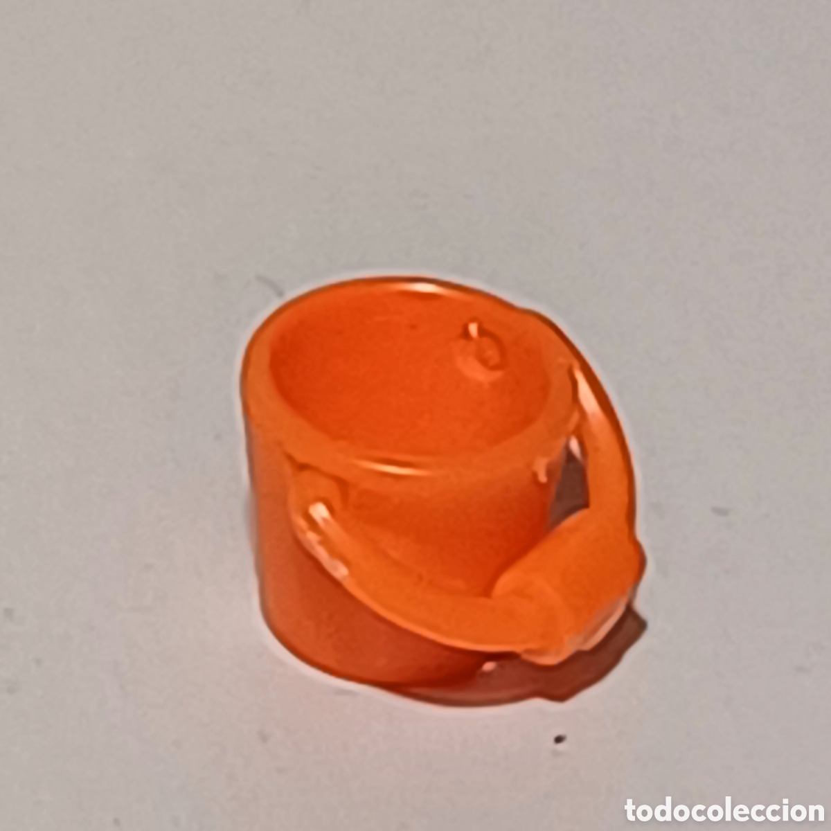 Playmobil: Pieza playmobil cubo naranja ni&ntilde;o borde fino oeste western