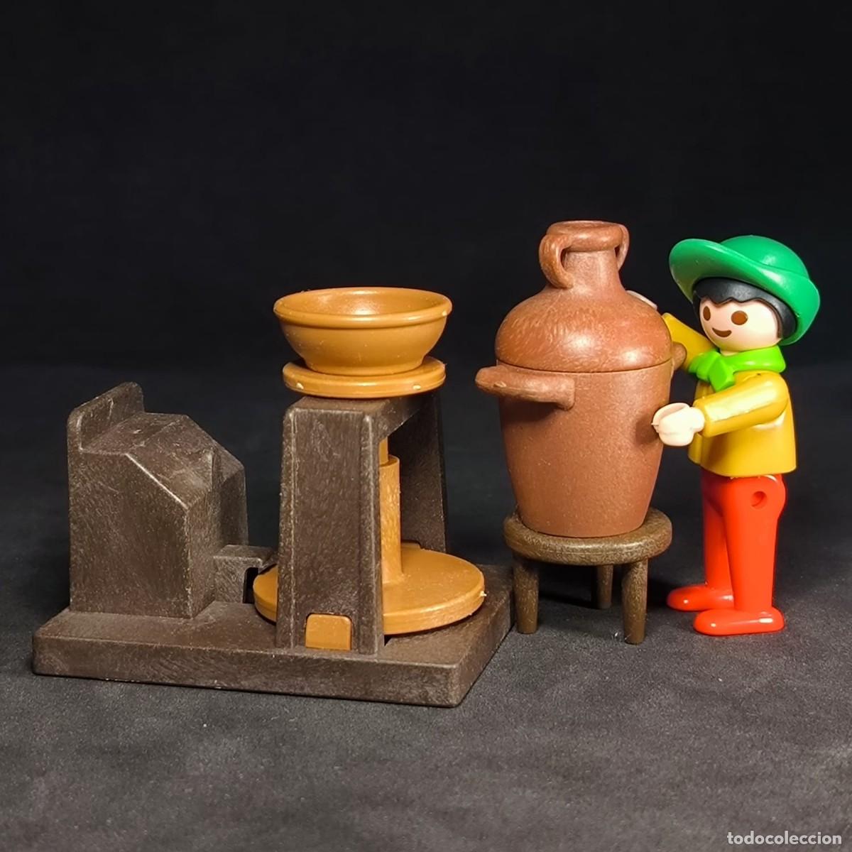 Playmobil: Playmobil ni&ntilde;o alfarero con torno ☼