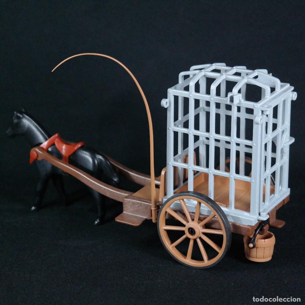 Playmobil: Playmobil carro medieval con jaula ☼