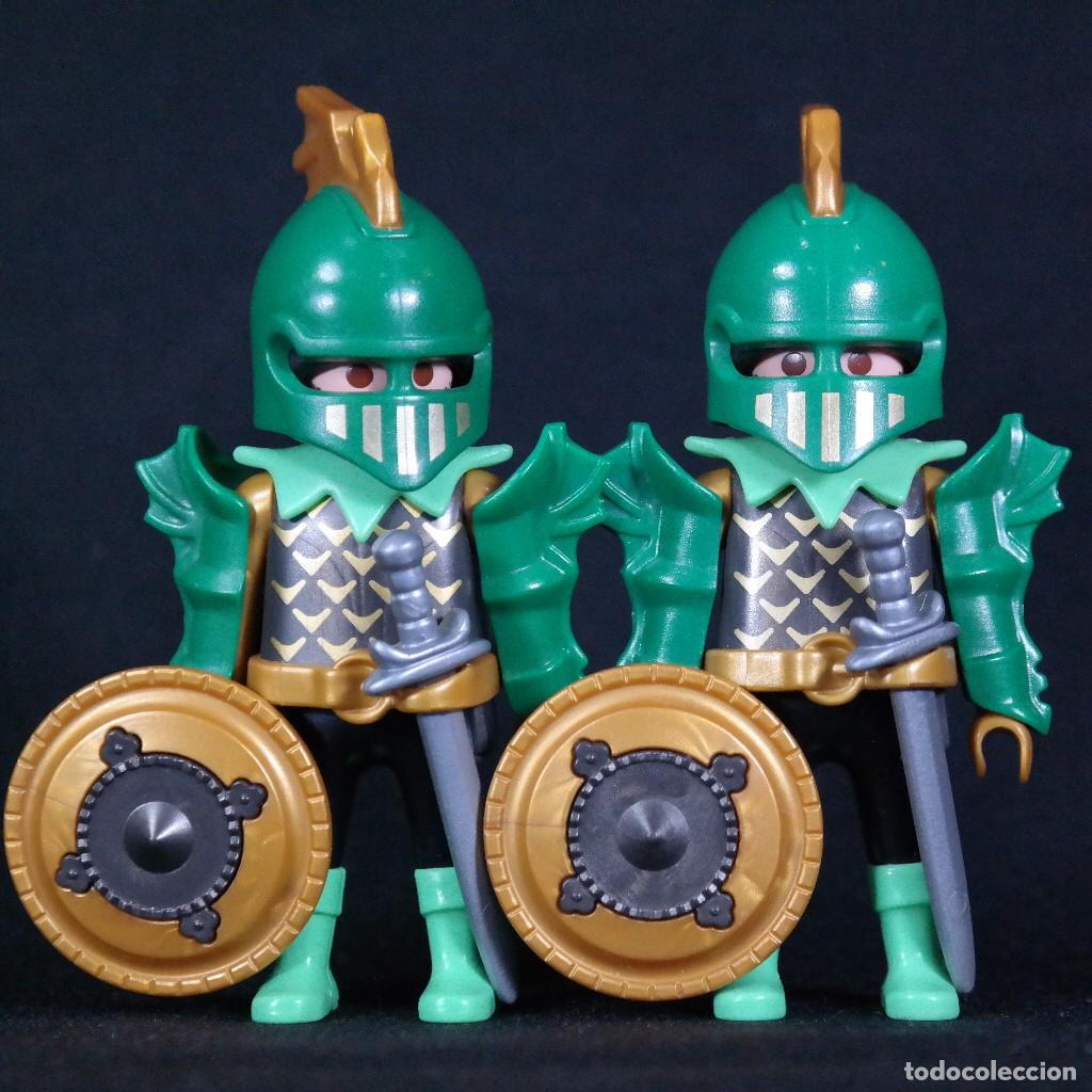 Playmobil: Playmobil dos caballero dragon ☼