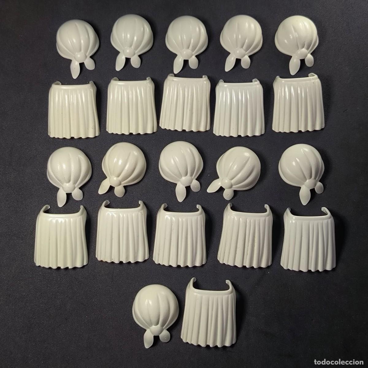 Playmobil: Playmobil lote delantales y pa&ntilde;uelos blancos ☼