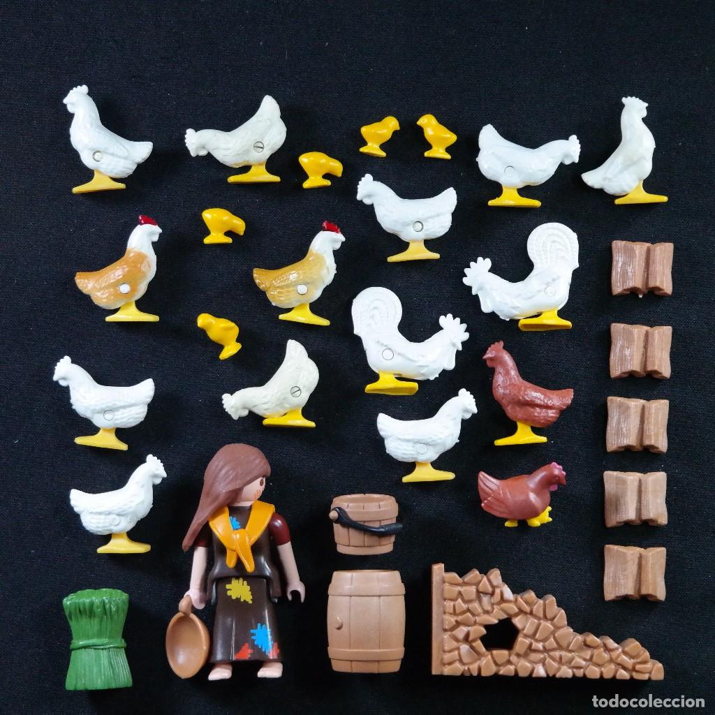 Playmobil: Playmobil le&ntilde;a con gallinas k☼