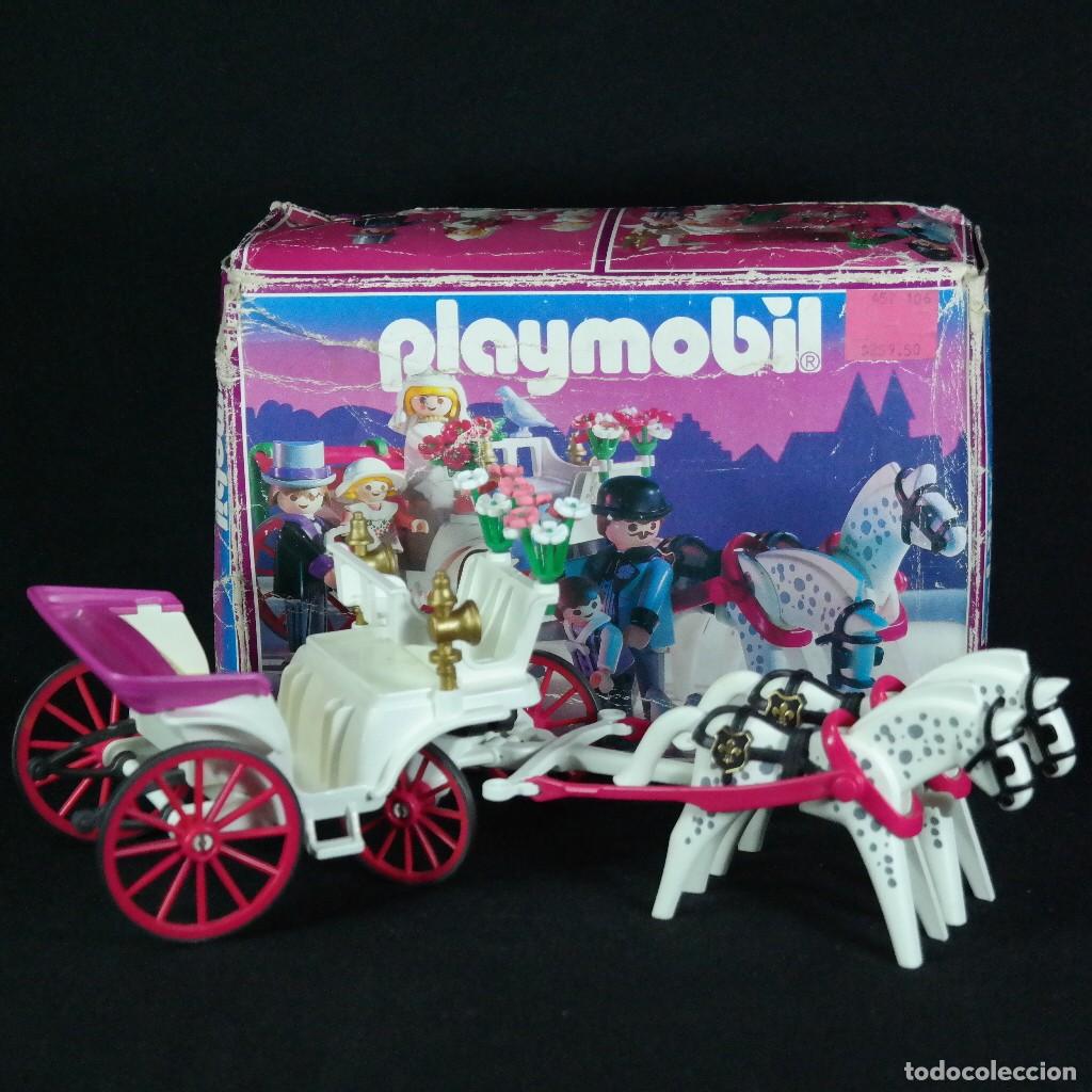 Playmobil: Playmobil carreta con caja (caja mal estado) k☼