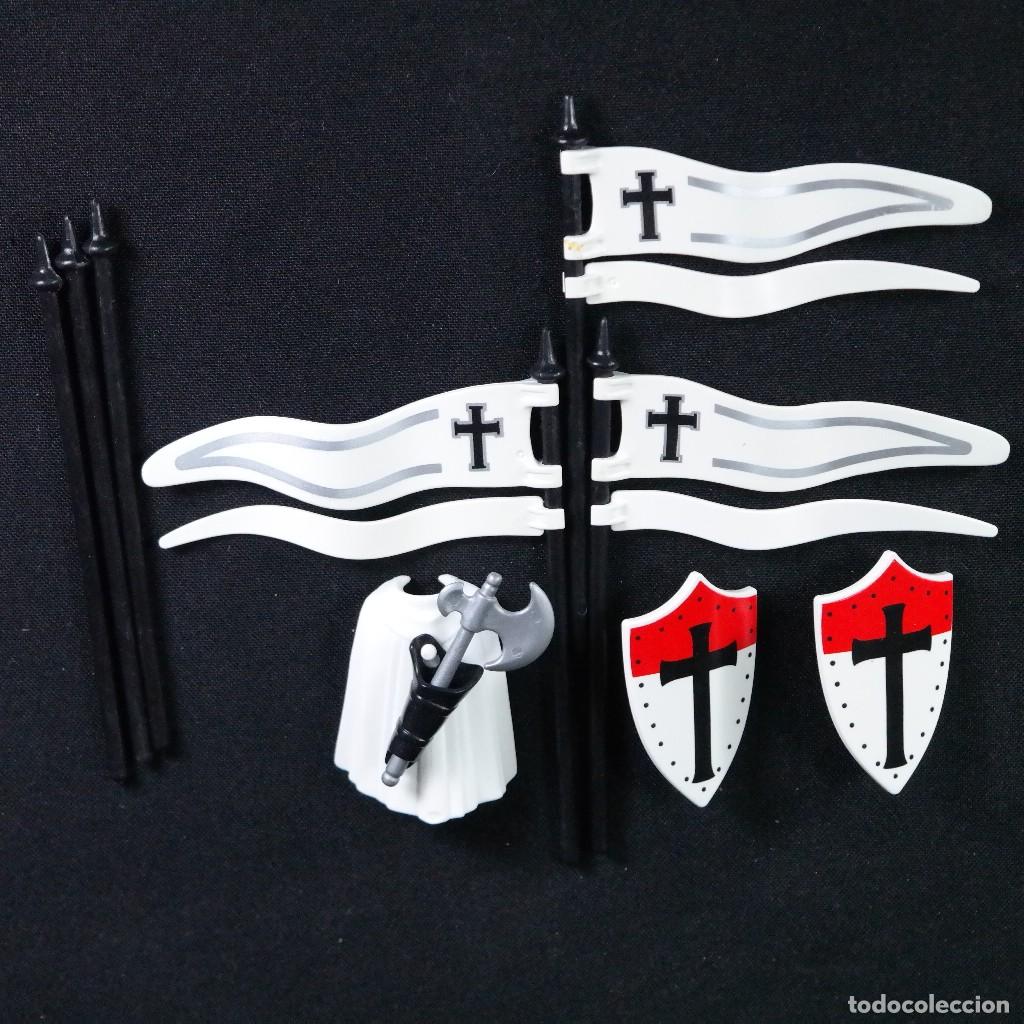 Playmobil: Playmobil banderas y escudos cruzados ☼