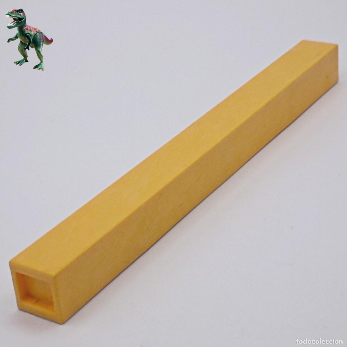 Playmobil: Playmobil esquina larga amarillo crema columna colegio escuela viga system X 4324 4325 5923 30200862