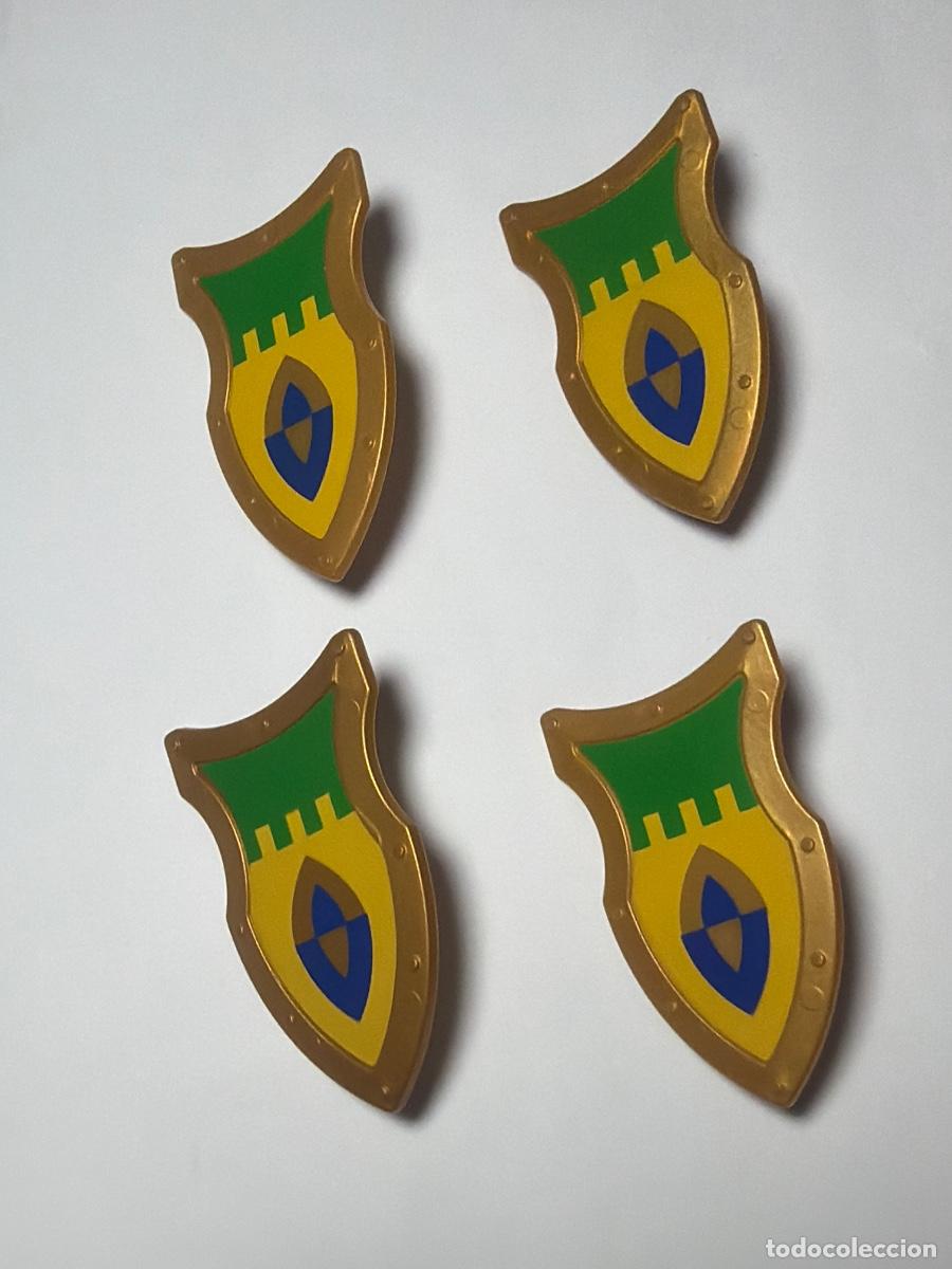 Playmobil: LOTE Escudo bandera armadura arma medieval accesorio complemento playmobil