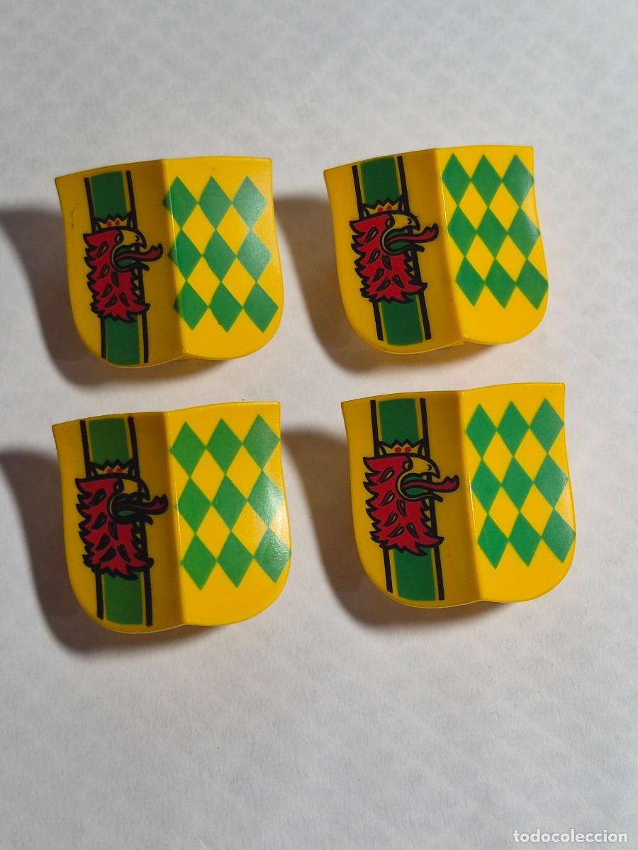 Playmobil: LOTE Escudo bandera armadura arma medieval accesorio complemento playmobil