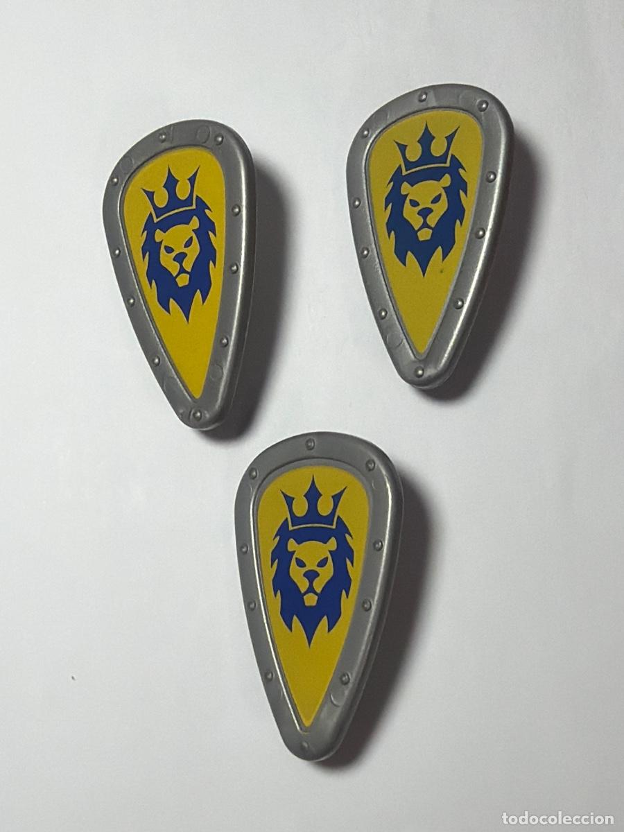 Playmobil: LOTE Escudo bandera armadura arma medieval accesorio complemento playmobil