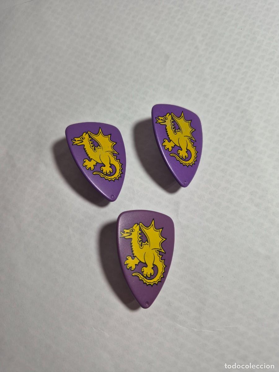 Playmobil: LOTE Escudo bandera armadura arma medieval accesorio complemento playmobil