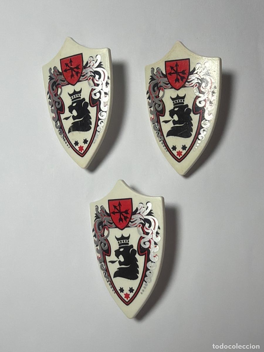 Playmobil: LOTE Escudo bandera armadura arma medieval accesorio complemento playmobil