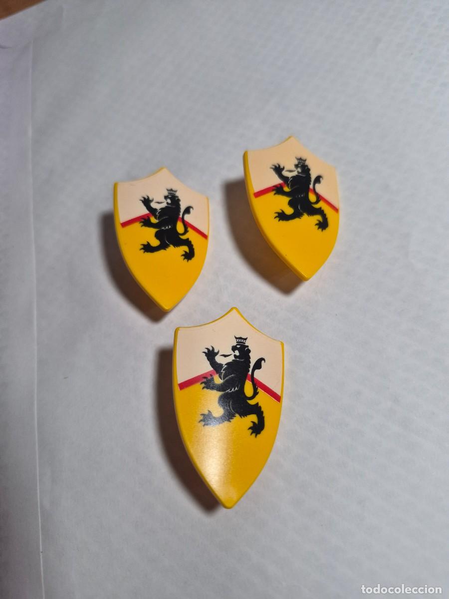 Playmobil: LOTE Escudo bandera armadura arma medieval accesorio complemento playmobil
