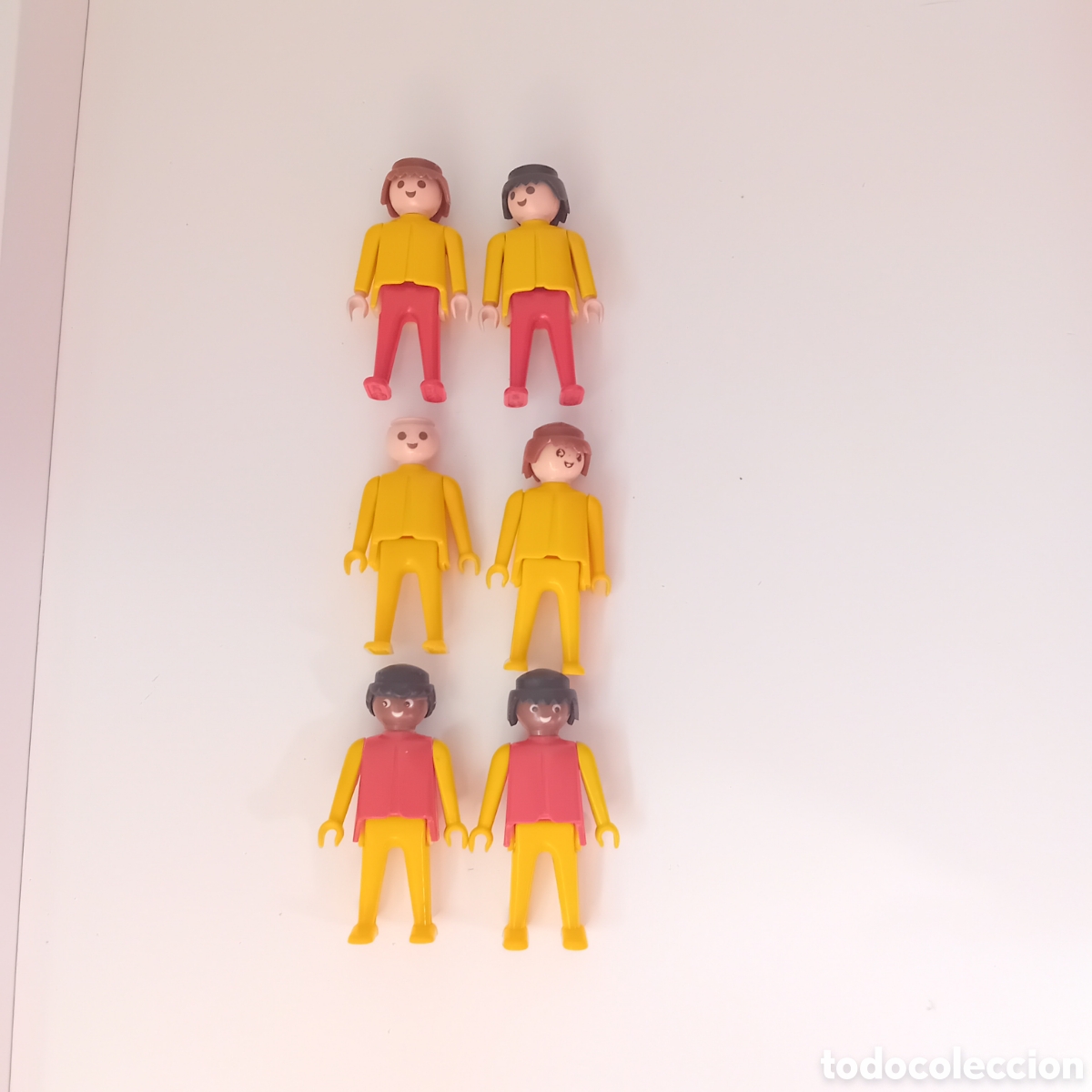 Playmobil: Playmobil mu&ntilde;eco amarillo rojo