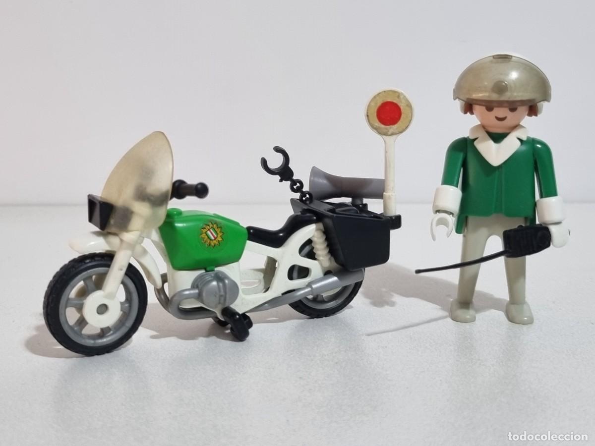Playmobil: Playmobil 3564 Antigua Moto Motocicleta Patrulla Policia Motorista Aleman
