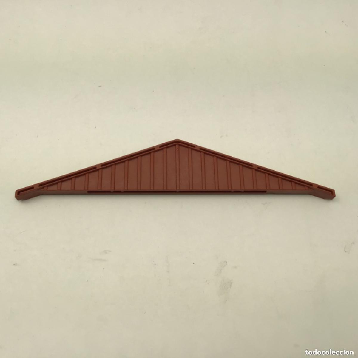 Playmobil: Playmobil Embellecedor Marron Pared del Tejado Ancha Rancho Establo 3436 3775