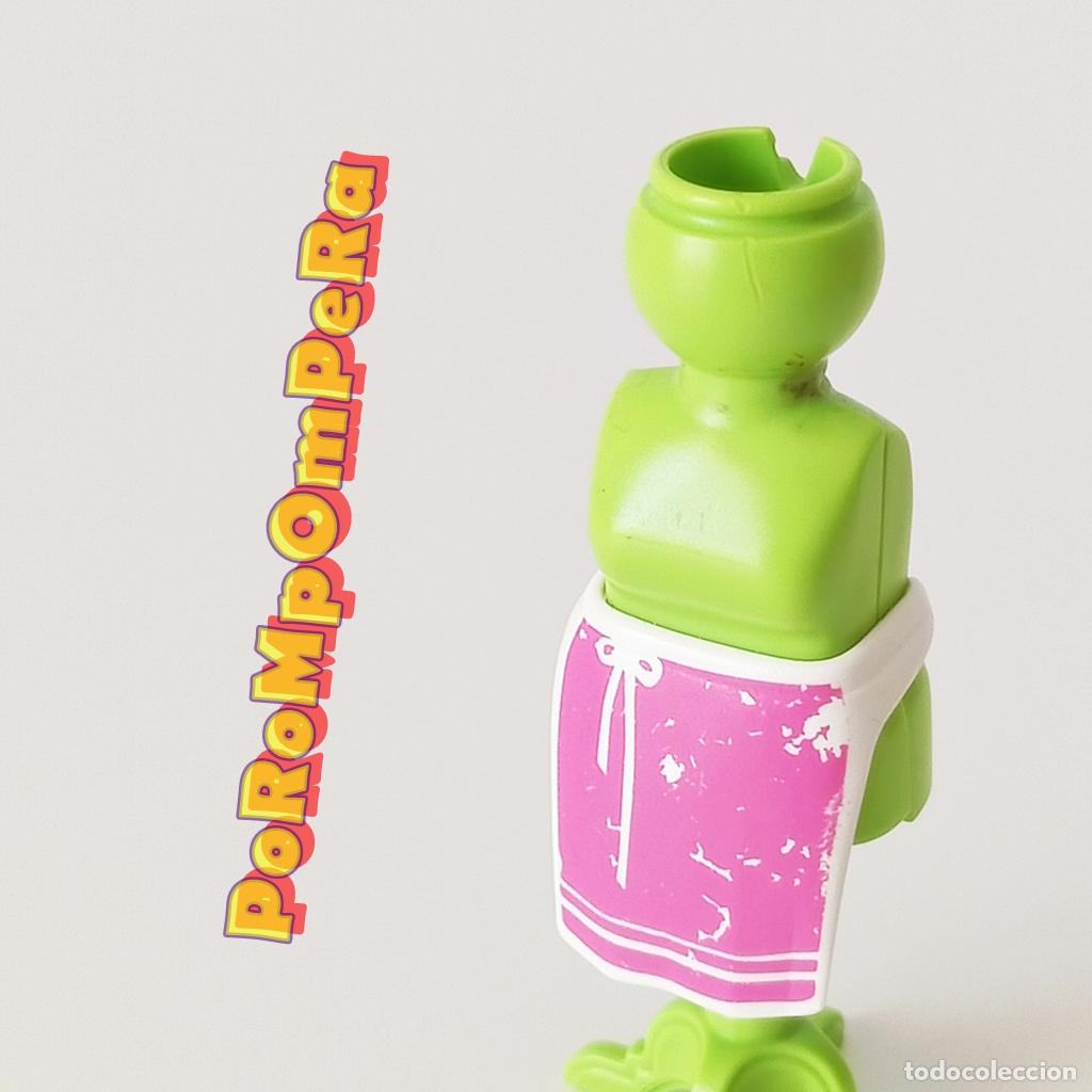 Playmobil: PLAYMOBIL DELANTAL BLANCO-ROSA PASTELERA 70419 MANDIL REPOSTERA COCINERA U1