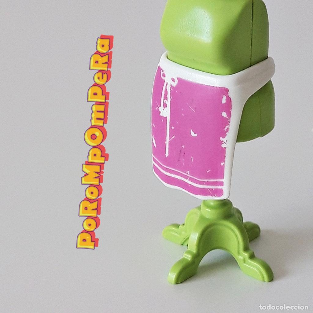 Playmobil: PLAYMOBIL DELANTAL BLANCO-ROSA PASTELERA 70419 MANDIL REPOSTERA COCINERA i3