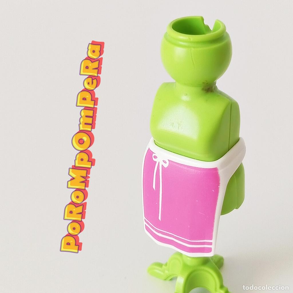 Playmobil: PLAYMOBIL DELANTAL BLANCO-ROSA PASTELERA 70419 MANDIL REPOSTERA COCINERA D2