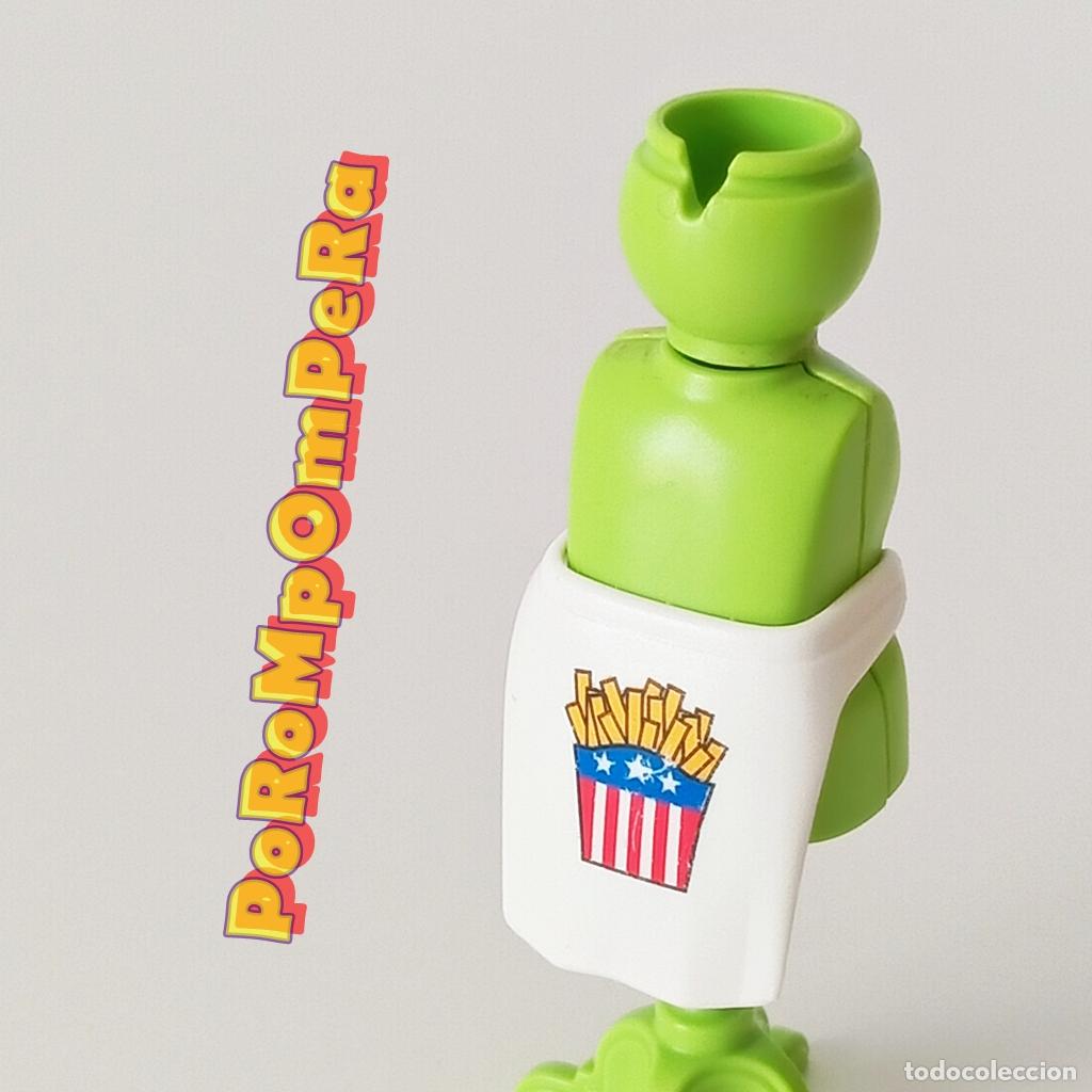 Playmobil: PLAYMOBIL DELANTAL BLANCO 5292 MANDIL COCINA COCINERA PATATAS FRITAS BURGER U1
