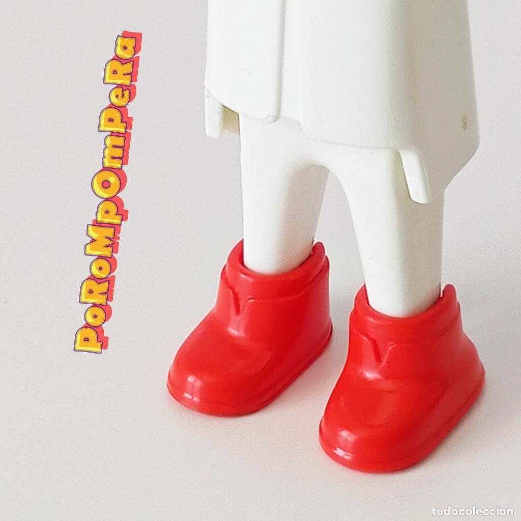 Playmobil: PLAYMOBIL PAREJA BOTA ROJA NIEVE A&Ntilde;OS 80 U1
