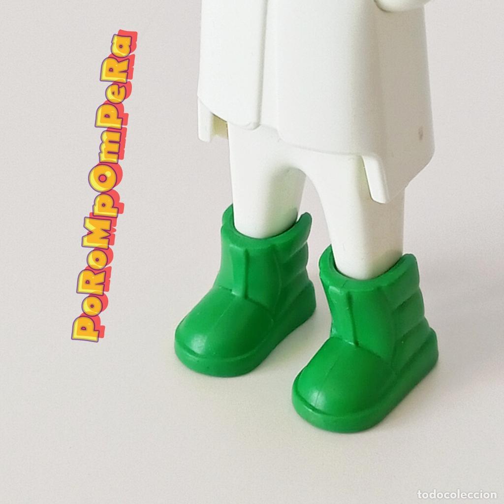 Playmobil: PLAYMOBIL PAREJA BOTA VERDE INVIERNO EXPLORADOR POLAR 3464 CALZADO NIEVE CUSTOM/COMPLETAR U1