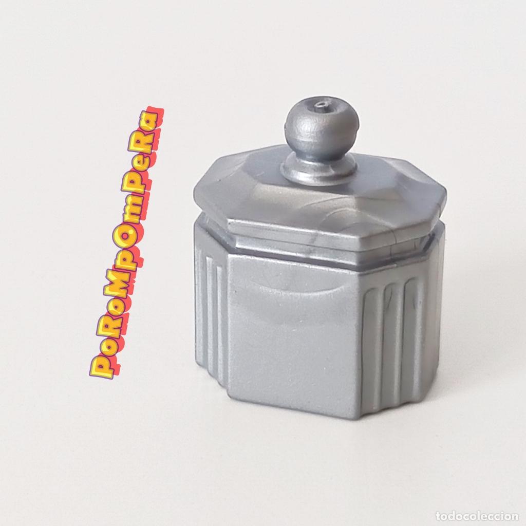 Playmobil: PLAYMOBIL FRASCO PLATEAD 3020 3989 3997 5310 5317 5330 5576 5632 5719 AZUCARERO VICTORIAN PERFUME U1