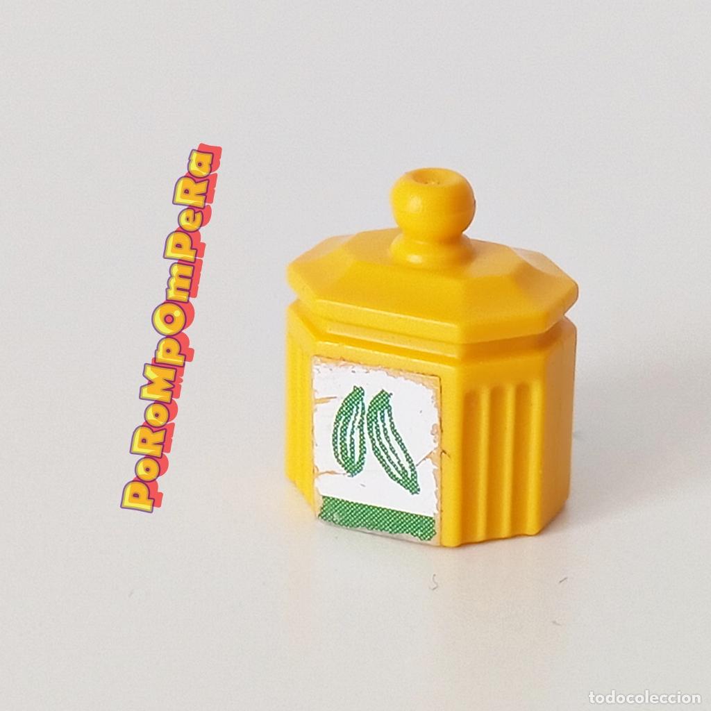 Playmobil: PLAYMOBIL FRASCO AMARILL SIMILAR PUESTO HOT DOGS 3848 7781 GUARDER&Iacute;A VICTORIANA 5313 AZUCARERO U1