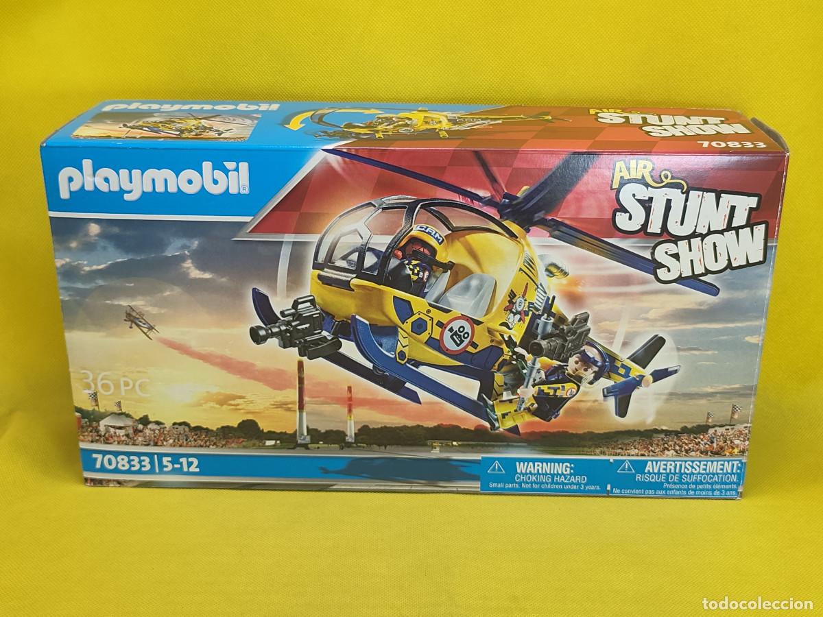 Playmobil: Playmobil Helic&oacute;ptero de televisi&oacute;n REF 70833