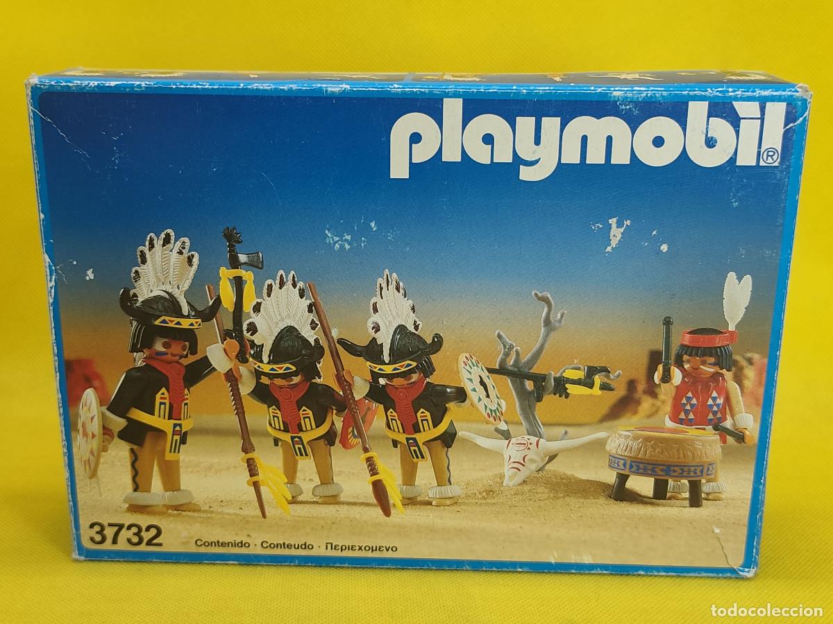 Playmobil: Playmobil Guerreros indios cazadores de bisontes danzando REF 3732