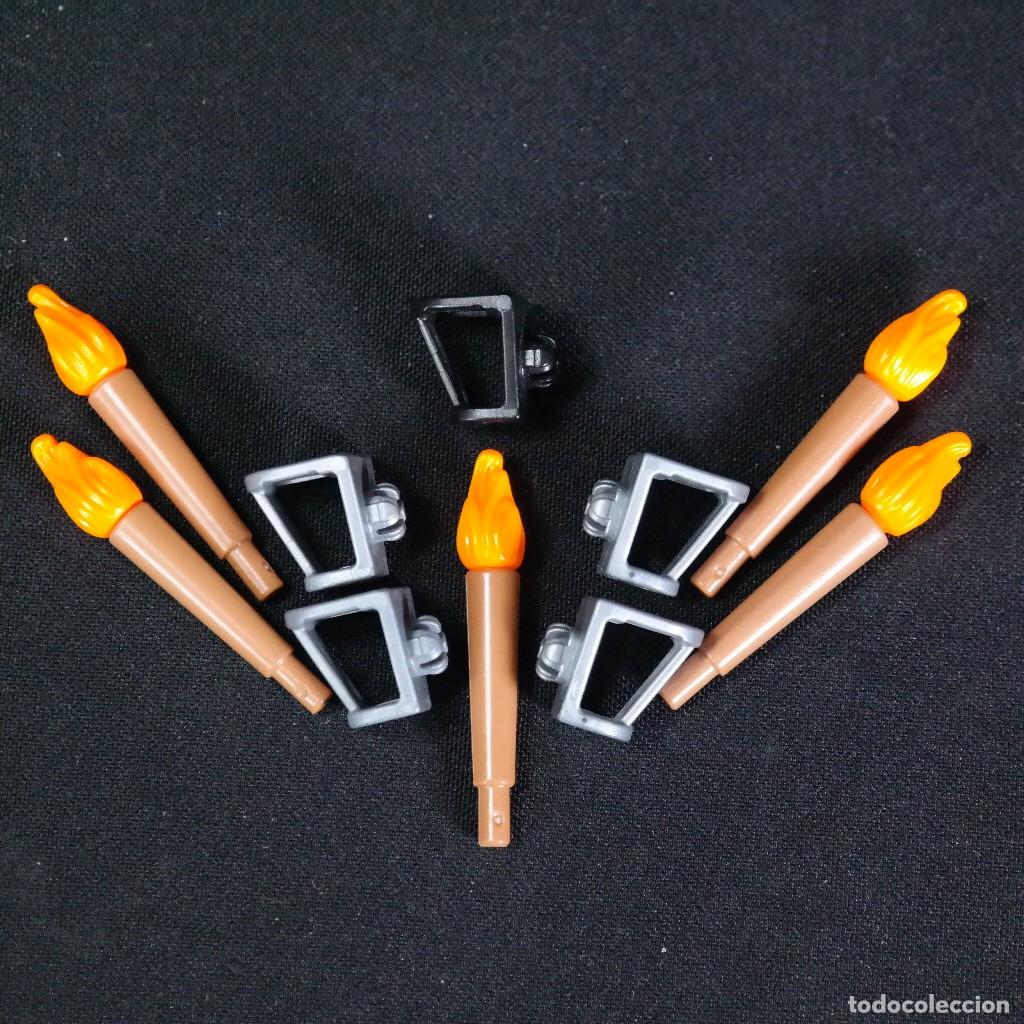 Playmobil: Playmobil antorchas con soportes sistema x ☼