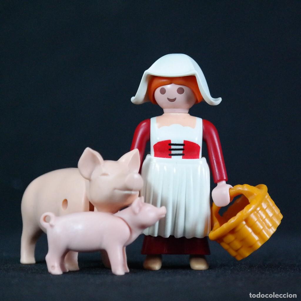 Playmobil: Playmobil granjera con chanchos ☼