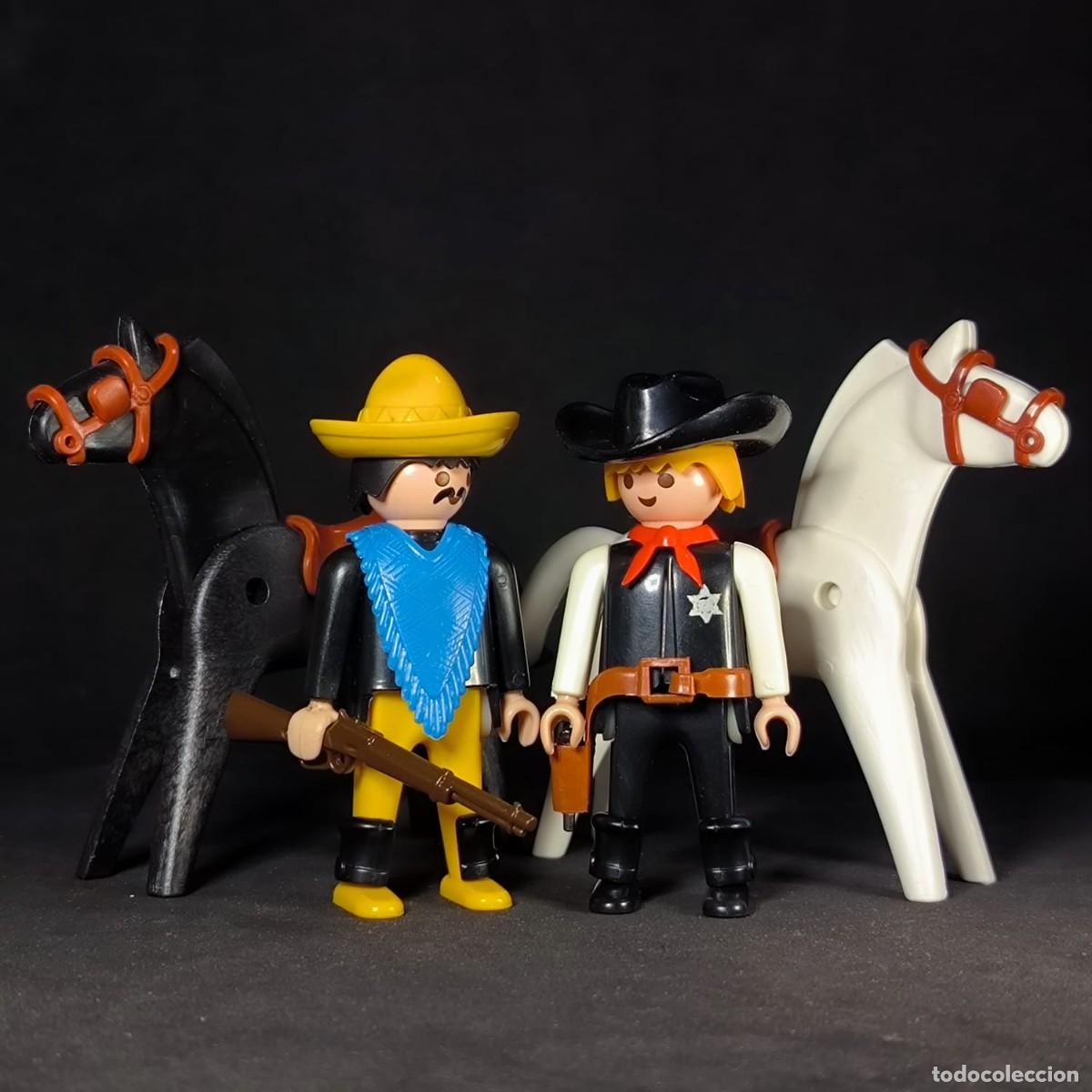 Playmobil: Playmobil vaquero con sheriff y caballos ☼