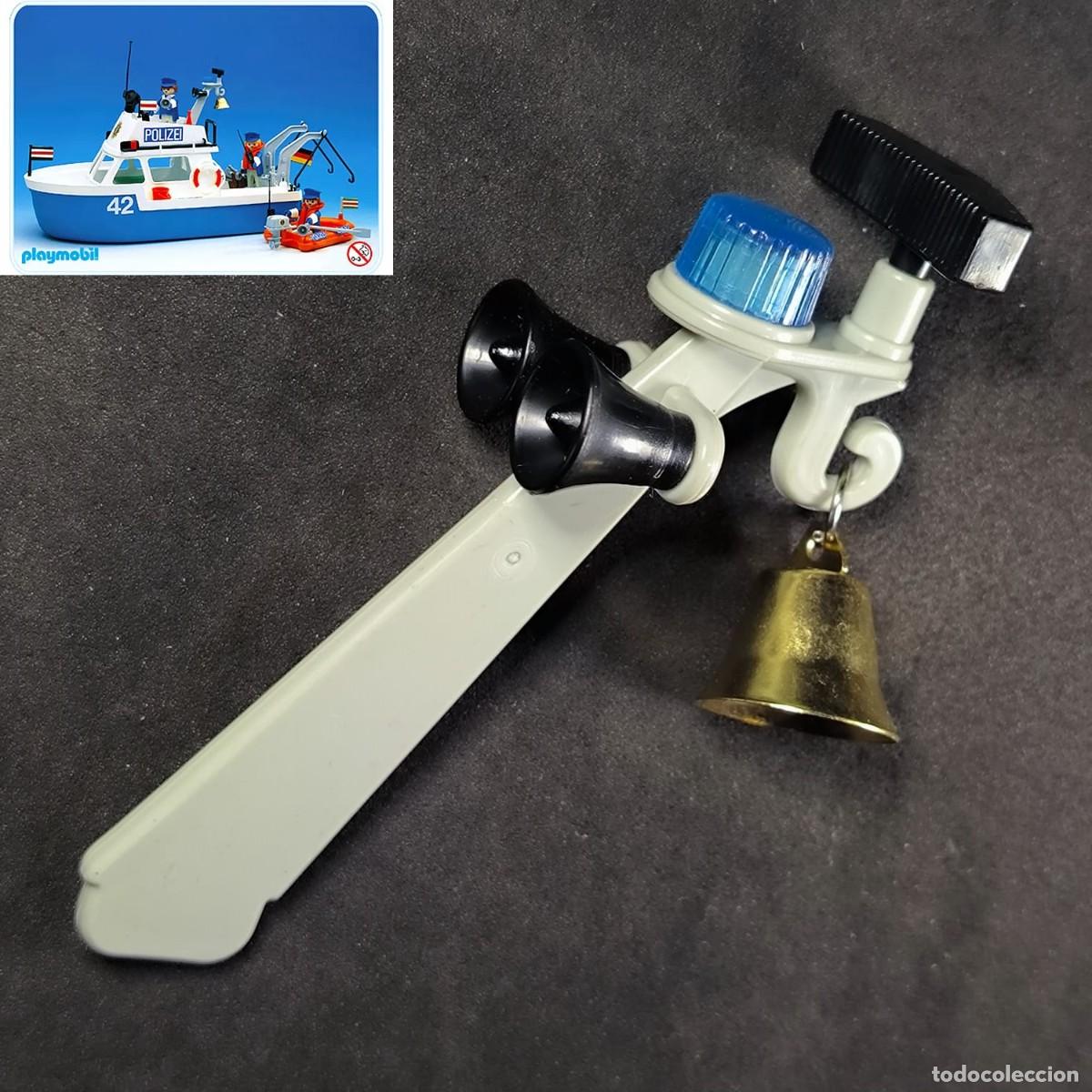 Playmobil: Playmobil antena completa de barcos patrullero, bombero ☼