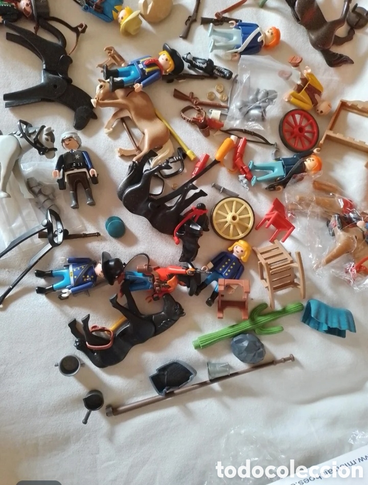 Playmobil: Lote oeste playmobil nordistas caballos etc