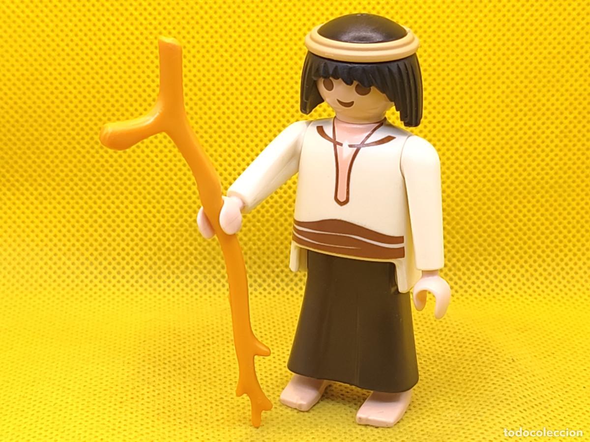 Playmobil: Playmobil Pastor, aldeano para Bel&eacute;n, campesino medieval