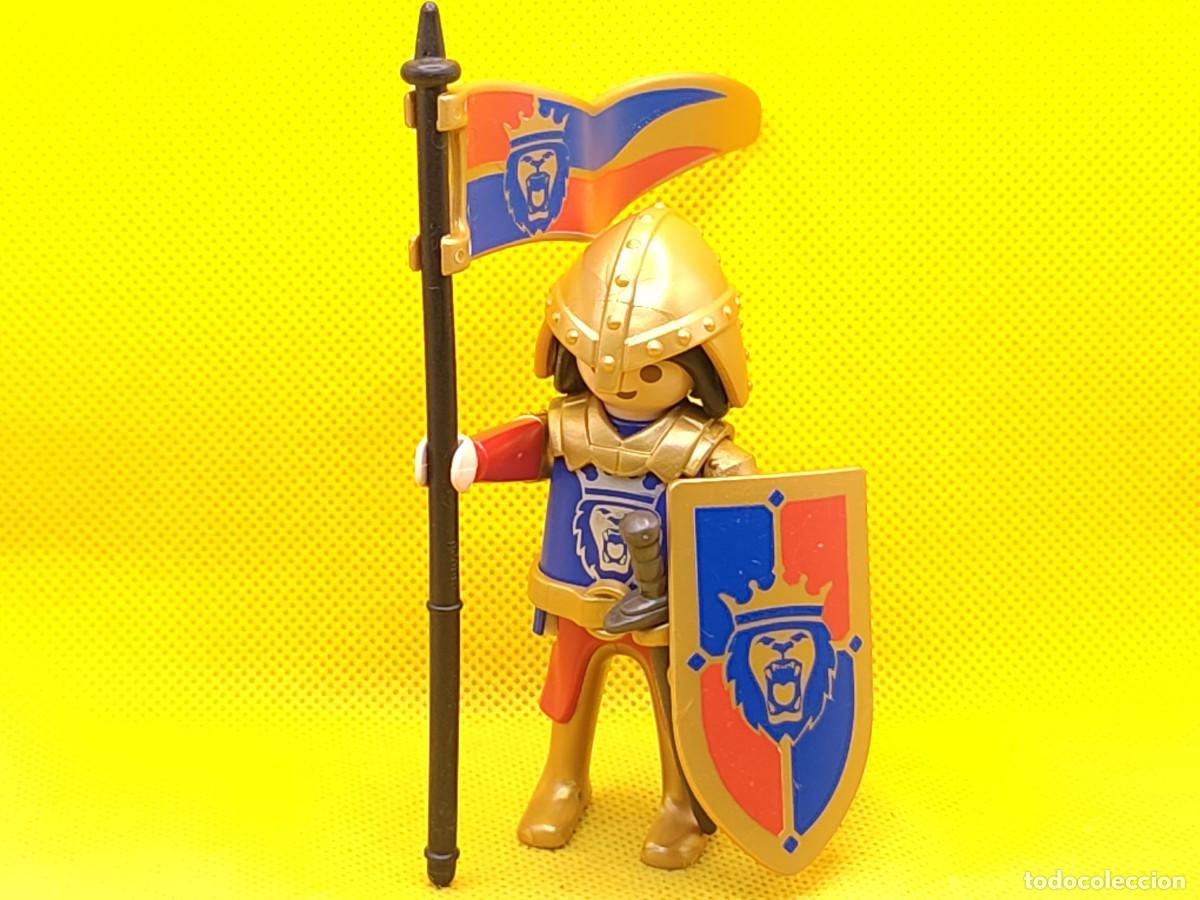 Playmobil: Playmobil Caballero abanderado del Reino del Le&oacute;n