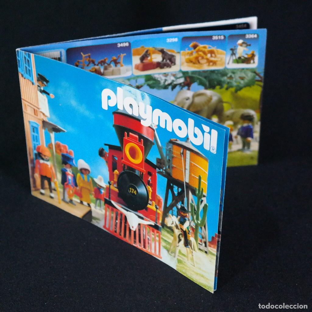 Playmobil: Playmobil minicatalogo tren western a&ntilde;o 1990☼