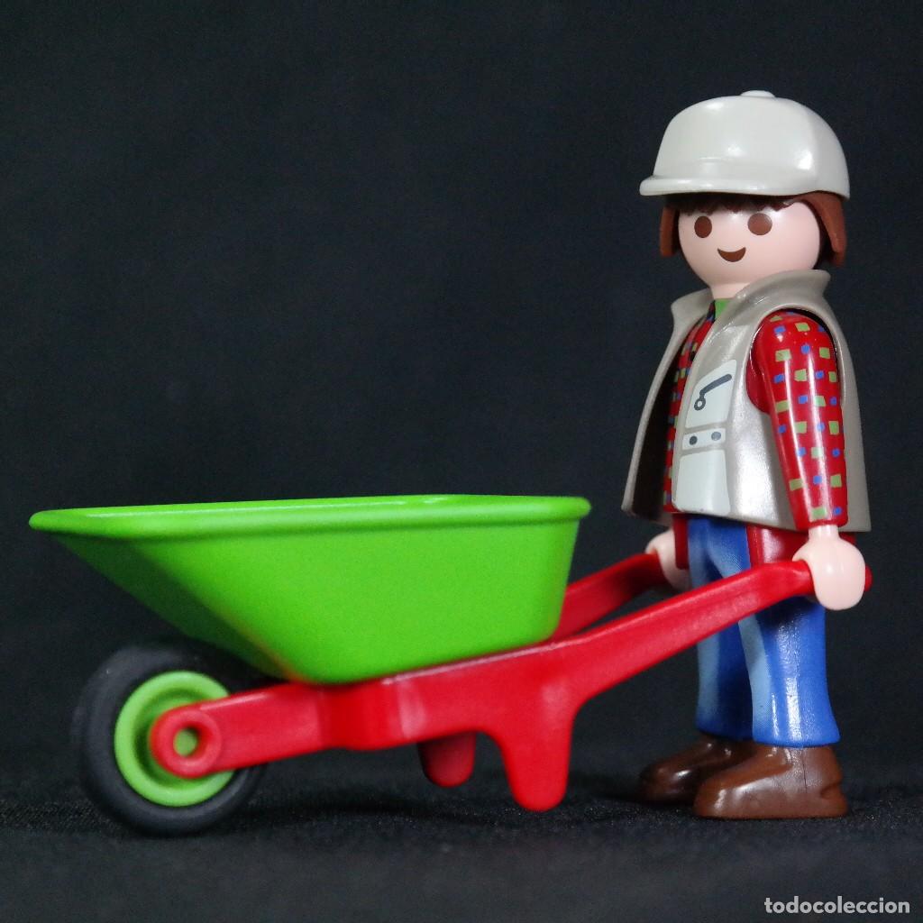 Playmobil: Playmobil hombre con carretilla ☼