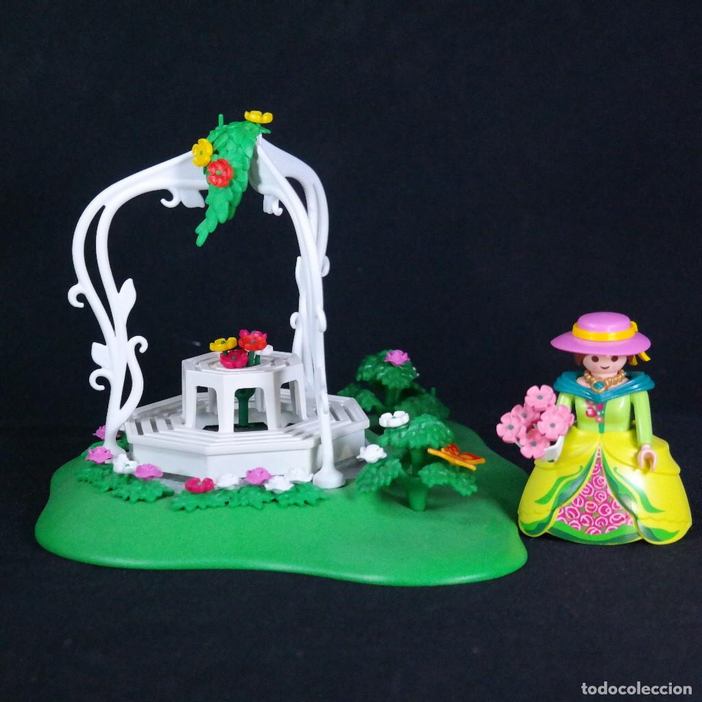 Playmobil: Playmobil banco redondo de jardin con dama k☼