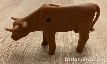 Playmobil: PLAYMOBIL - VACA MARRON