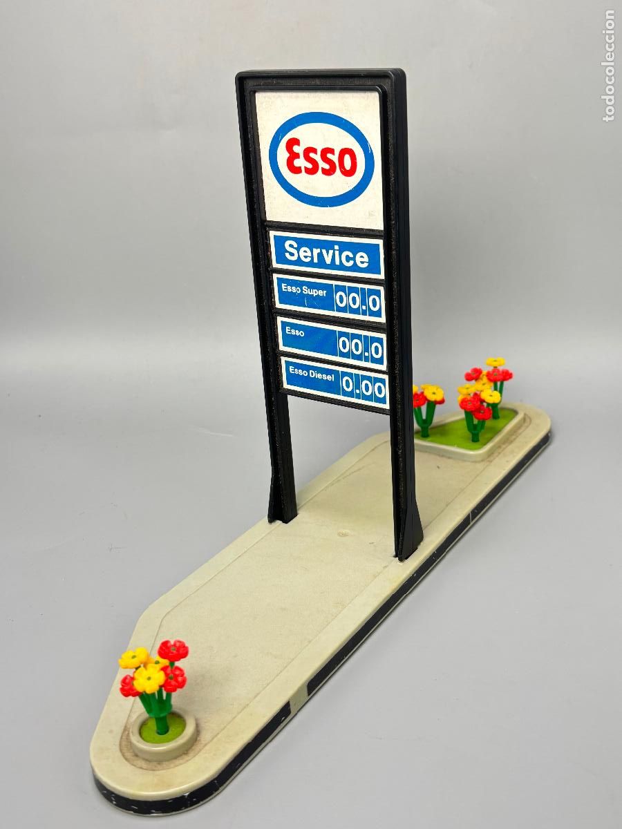Playmobil: Playmobil 3434 letrero estaci&oacute;n de servicio