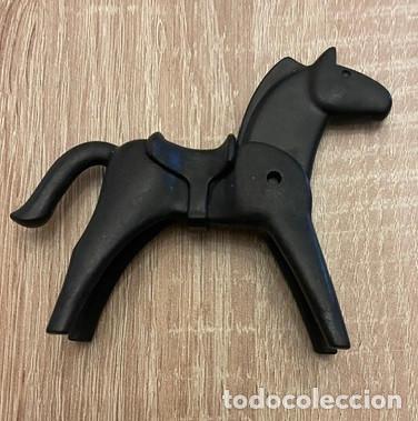 Playmobil: PLAYMOBIL - CABALLO NEGRO CON SILLA DE MONTAR